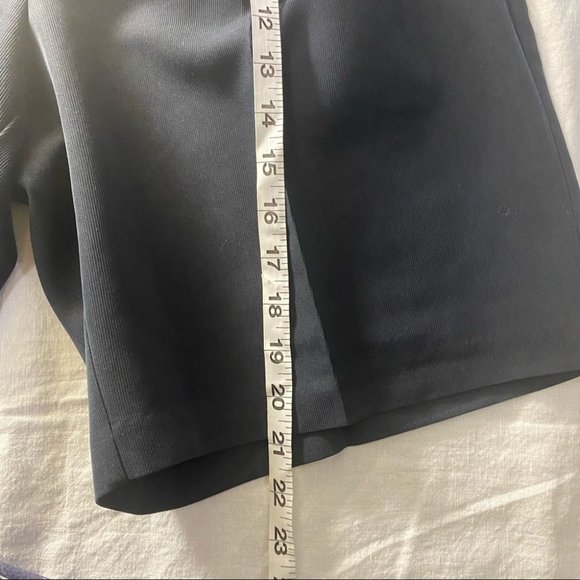 Geoffrey Beene Mens Dark Blue Pleated Front Rayon Blend Shorts Size 32 - Picture 5 of 11